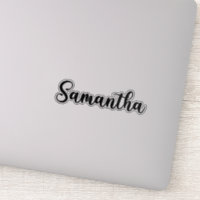 Samantha Nom - Calligraphie manuscrite
