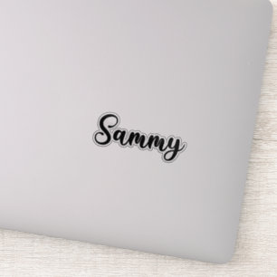 Sticker Sammy Name - Calligraphie manuscrite