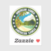 Sticker Samoa américaines (Feuille)
