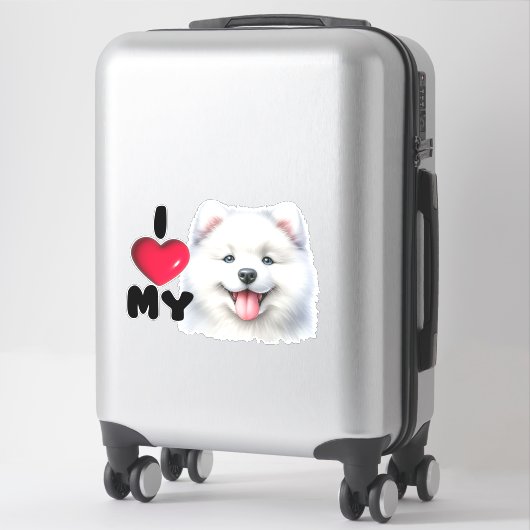 Sticker Samoyed Shoney (Sur valise)