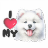 Sticker Samoyed Shoney (Devant)
