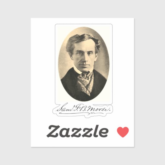 Sticker Samuel Finley Breese Morse (Feuille)