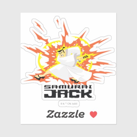 Sticker Samurai Jack Energy Graphic (Feuille)