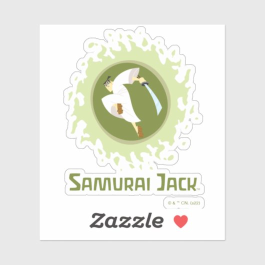 Sticker Samurai Jack Leaping Graphic (Feuille)