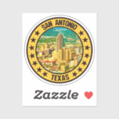 Sticker San Antonio (Feuille)