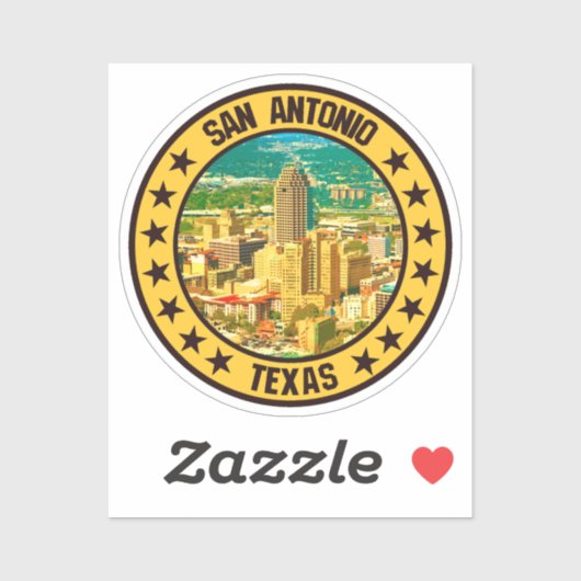 Sticker San Antonio (Feuille)