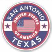 Sticker SAN ANTONIO, Texas (Devant)