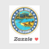 Sticker San Diego (Feuille)