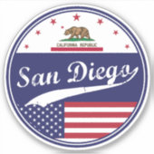 Sticker San Diego (Devant)