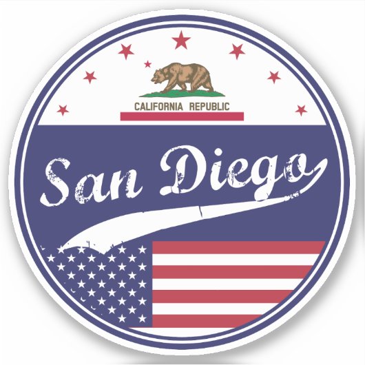 Sticker San Diego (Devant)