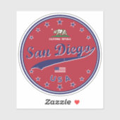 Sticker San Diego (Feuille)