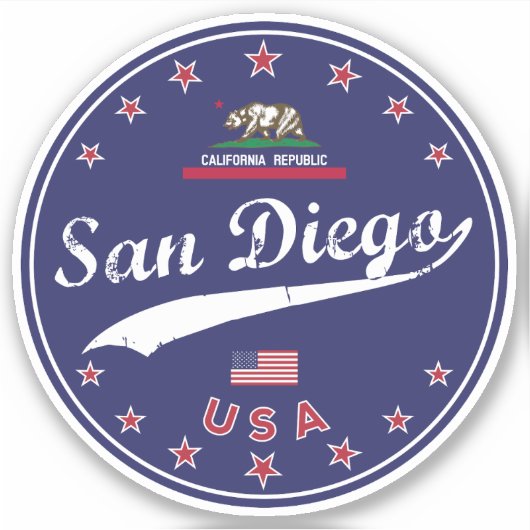 Sticker San Diego (Devant)