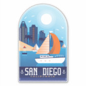 Sticker San Diego Californie (Devant)