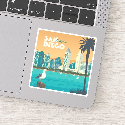 Sticker San Diego, Californie (Détail)
