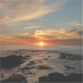 Sticker San Diego Sunset II California Seascape (Recto)