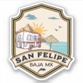 Sticker San Felipe Baja California Sur Mexico RV (Devant)