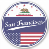 Sticker San Francisco (Devant)