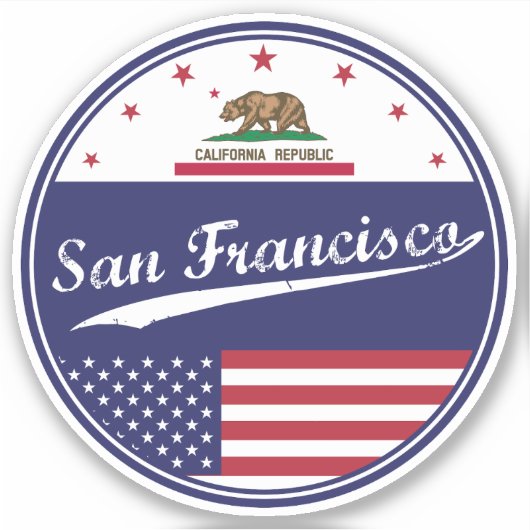 Sticker San Francisco (Devant)
