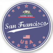 Sticker San Francisco (Devant)
