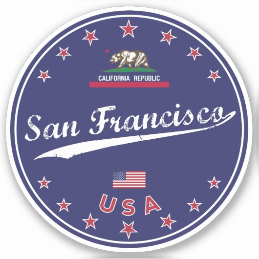 Sticker San Francisco (Devant)