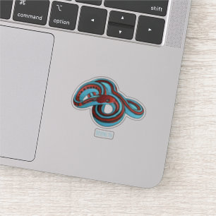 Sticker San Francisco garter snake