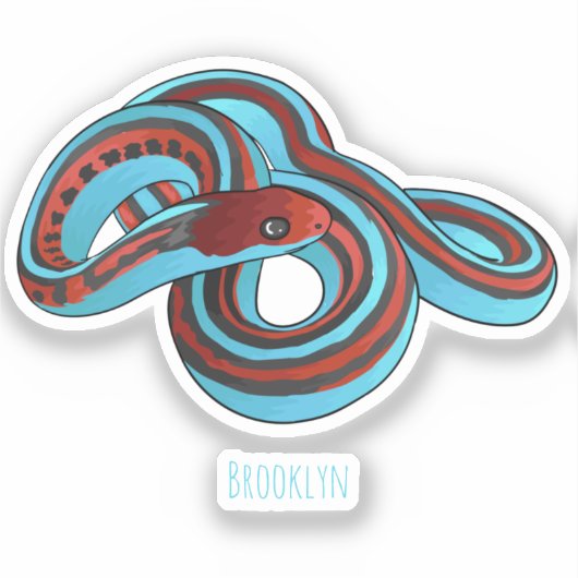Sticker San Francisco garter snake (Recto)