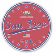 Sticker San Jose (Devant)