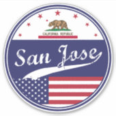Sticker San Jose (Devant)