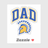 Sticker San Jose State Spartans Papa (Feuille)