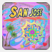 Sticker San Jose True Progress (Devant)
