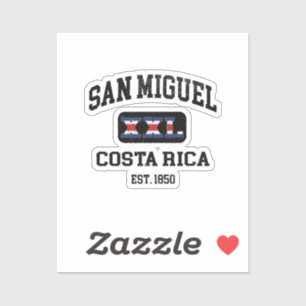 Sticker San Miguel, Costa Rica - XXL Athletic