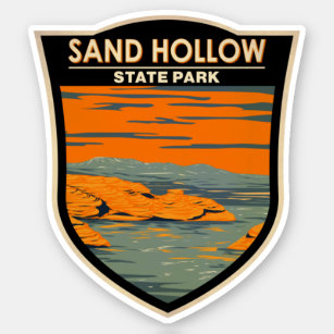 Sticker Sand Hollow State Park Utah Vintage
