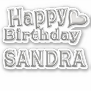 Sticker Sandra Happy
