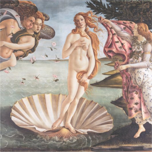 Sticker Sandro Botticelli - Naissance de Vénus (Devant)