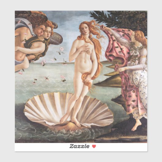 Sticker Sandro Botticelli - Naissance de Vénus (Feuille)