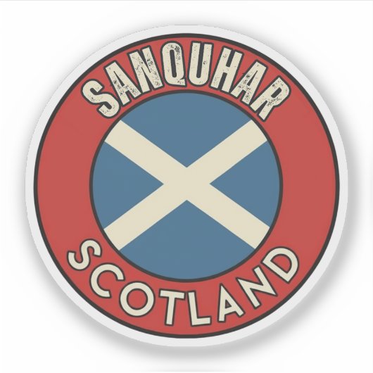 Sticker Sanquhar, Écosse (Devant)