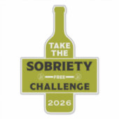 Sticker Sans Alcool Et Sobre (Devant)