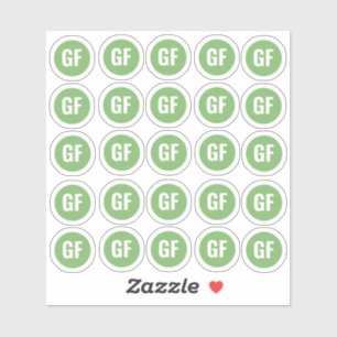 Sticker sans gluten au choix du repas