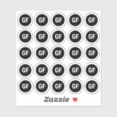 Sticker sans gluten au choix du repas (Feuille)