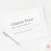 Sticker sans gluten Étiquettes - Définition de glu (Enveloppe)