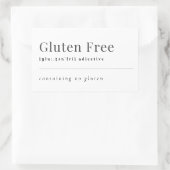 Sticker sans gluten Étiquettes - Définition de glu (Sac)