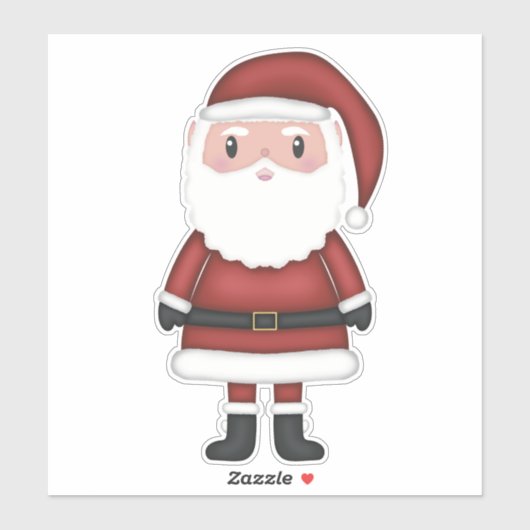 Sticker Santa Claus (Feuille)