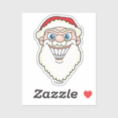 Sticker Santa Claus Starburst Screwball Graphics (Feuille)