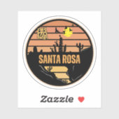 Sticker Santa Rosa, Arizona (Feuille)