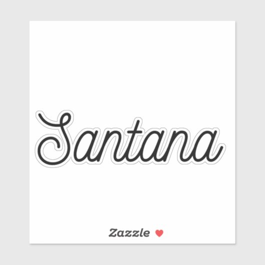 Sticker Santana (Feuille)