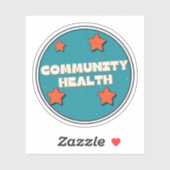 Sticker Santé communautaire (Feuille)