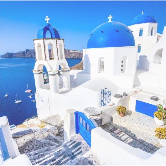 Sticker Santorin Grèce (Devant)