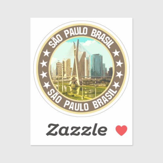 Sticker São Paulo (Feuille)