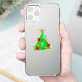Sticker Sapin de Noël (Téléphone)