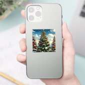 Sticker sapin de Noël (Téléphone)